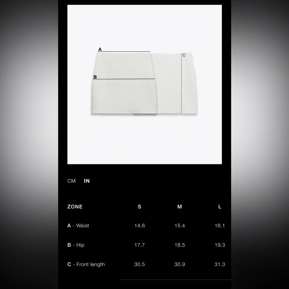 ZARA SEQUIN MIDI SKIRT - Picture 9 of 9